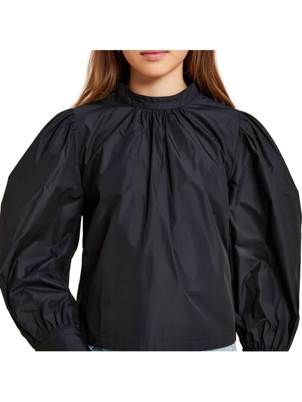 Tea Collection Midnight Blue Long Sleeve Girls Top sz 14